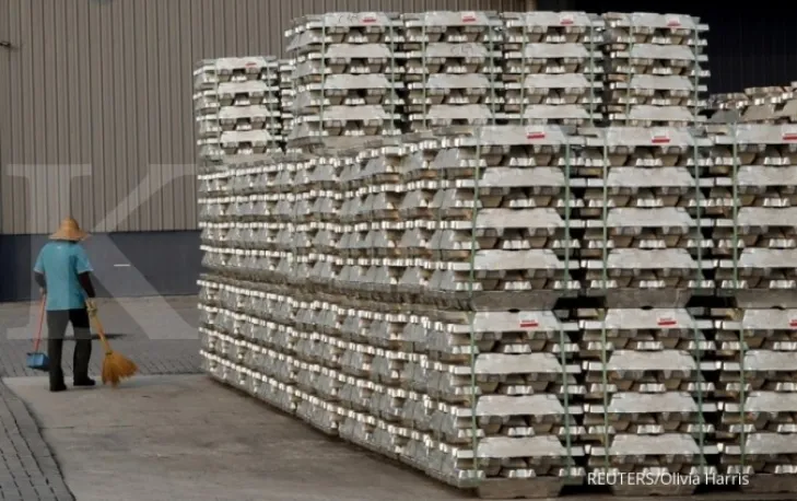 Defisit pasokan menopang harga aluminium