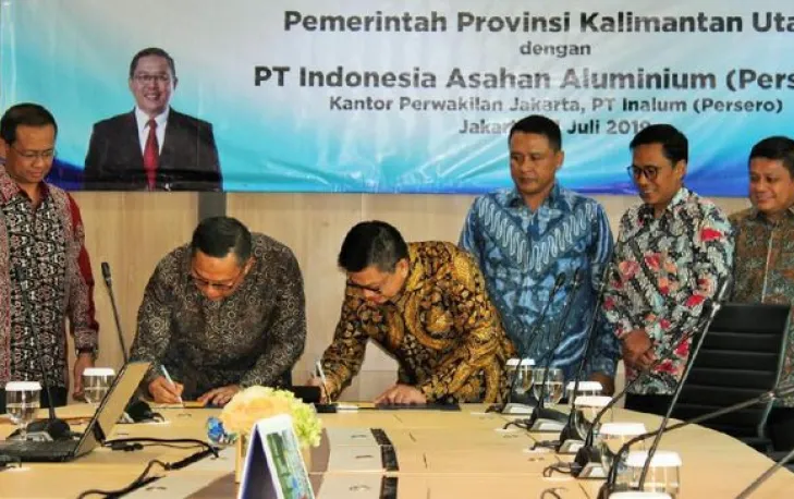 Inalum Bangun Klaster Industri Alumunium di Kaltara 