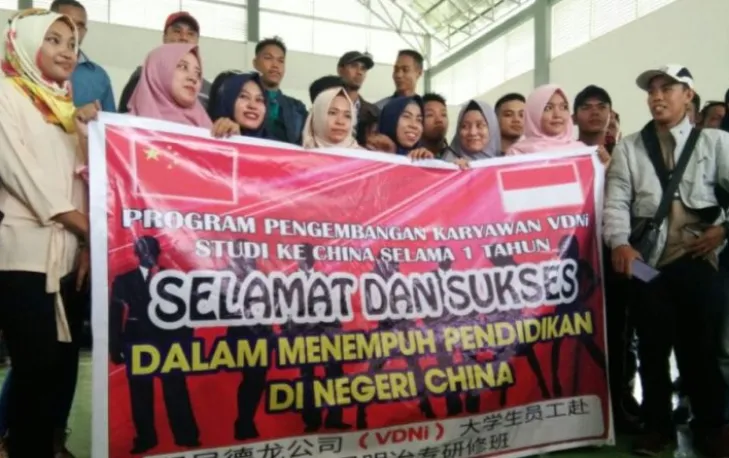 PT VDNI Berangkatkan 46 Karyawan ke China