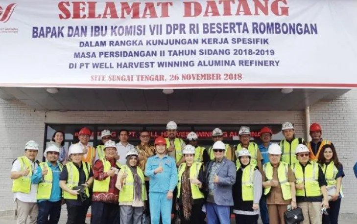 Komisi VII DPR Berharap PT WHW Jadi Pusat Pengembangan Industri Berbasis Bauksit di Indonesia<br>