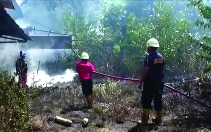 Gudang Smelter Koba Tin Terbakar