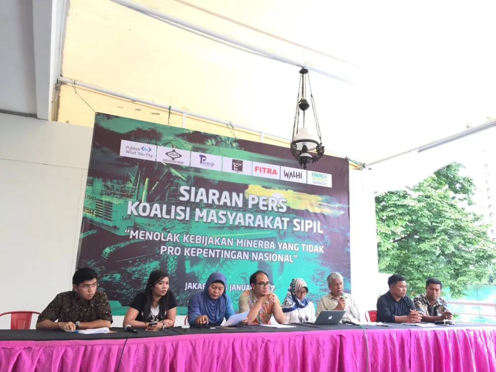 Gallery PressConference, Menolak Kebijakan Minerba yang tidak Pro Kepentingan Nasional, 18 Jan 